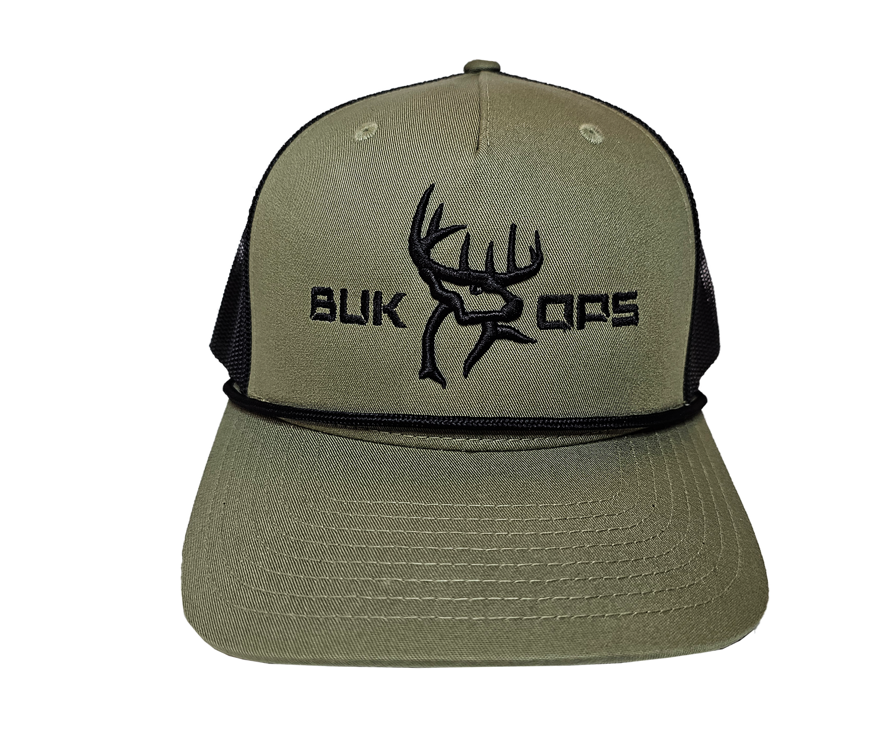 BUK OPS Logo Rope Hat Green – Buk Ops